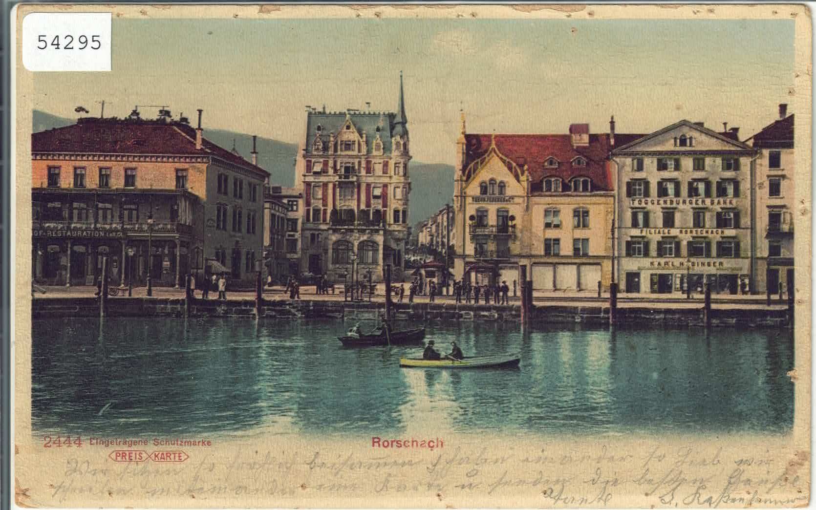 Cartoline postali: Rorschach - Hafen - Litho – Difettoso da Ettingen venduto da Kartenplanet
