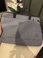 Laptop bag grey adjustable strap like new condition