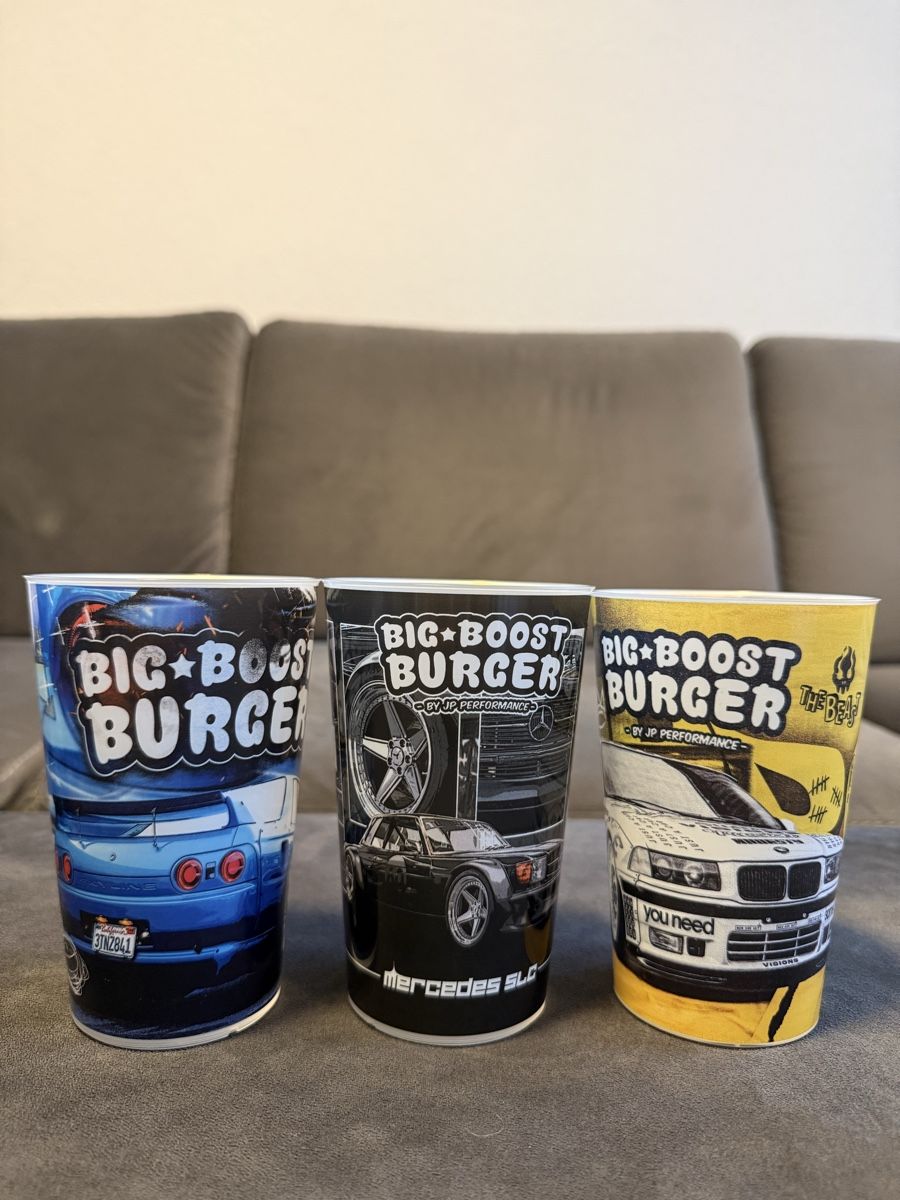 Behälter & Ähnliches: 6x Trinkbecher Big Boost Burger JP Performance  – Neu (gemäss Beschreibung) aus Herisau von Antonys 1