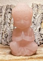 Rosenquarz Buddha 975g