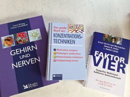 3 STK BÜCHER ZUM THEMA GEHIRN