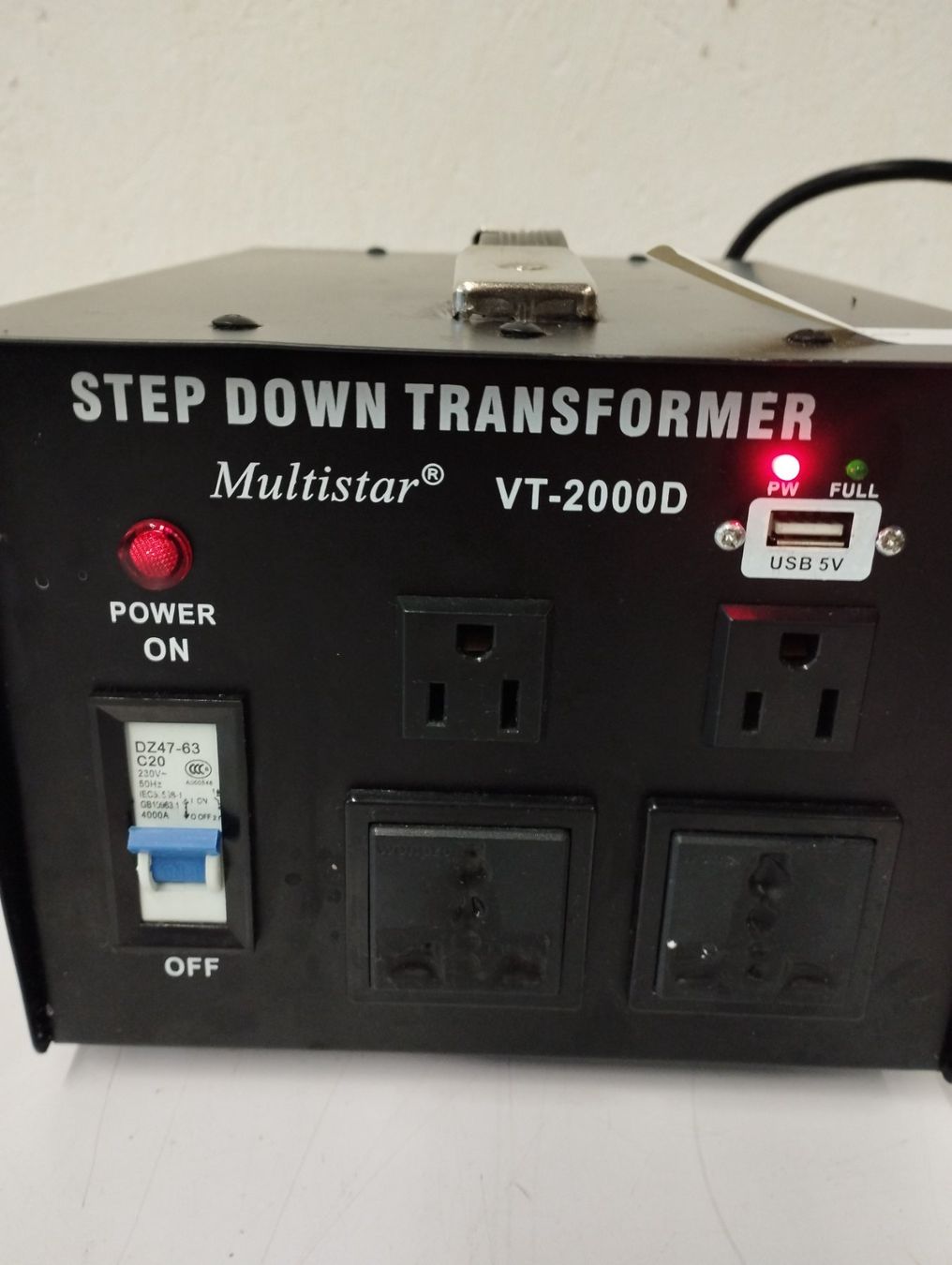 Stromzufuhr: 1 Stk. Step Down Transformator VT-2000 – Gebraucht aus Schupfart von philippb06 1