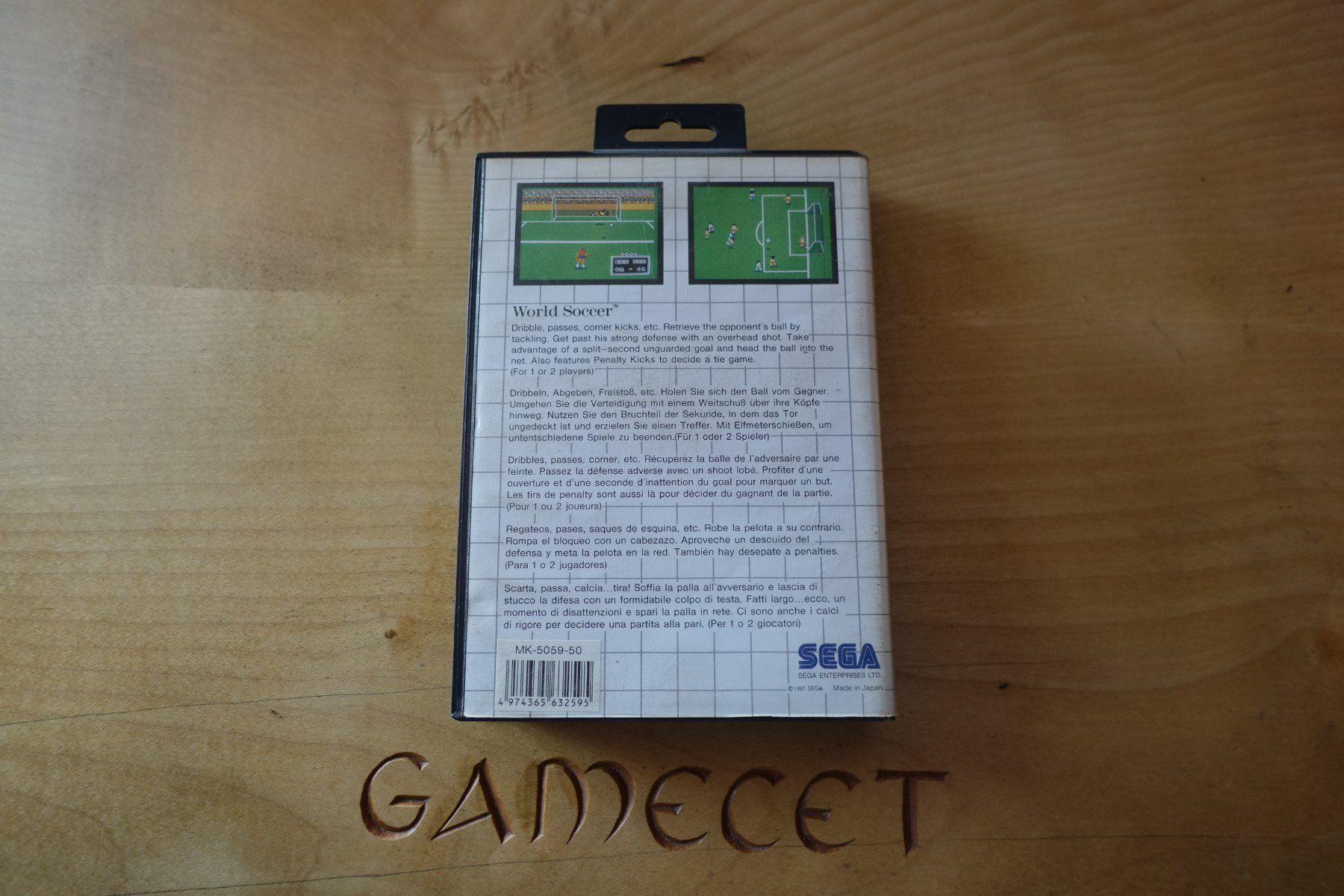 Sega Giochi: World Soccer - Sega Master System – Usato da Steinach venduto da Gamecet 2