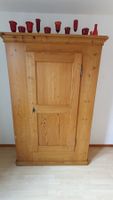 Biedermeier Schrank, restauriert, Tannenholz, ca. 1850