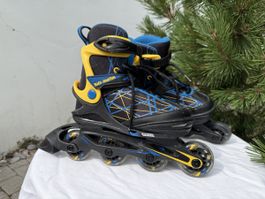 Inlineskates Beach Mountain schwarz blau gebraucht