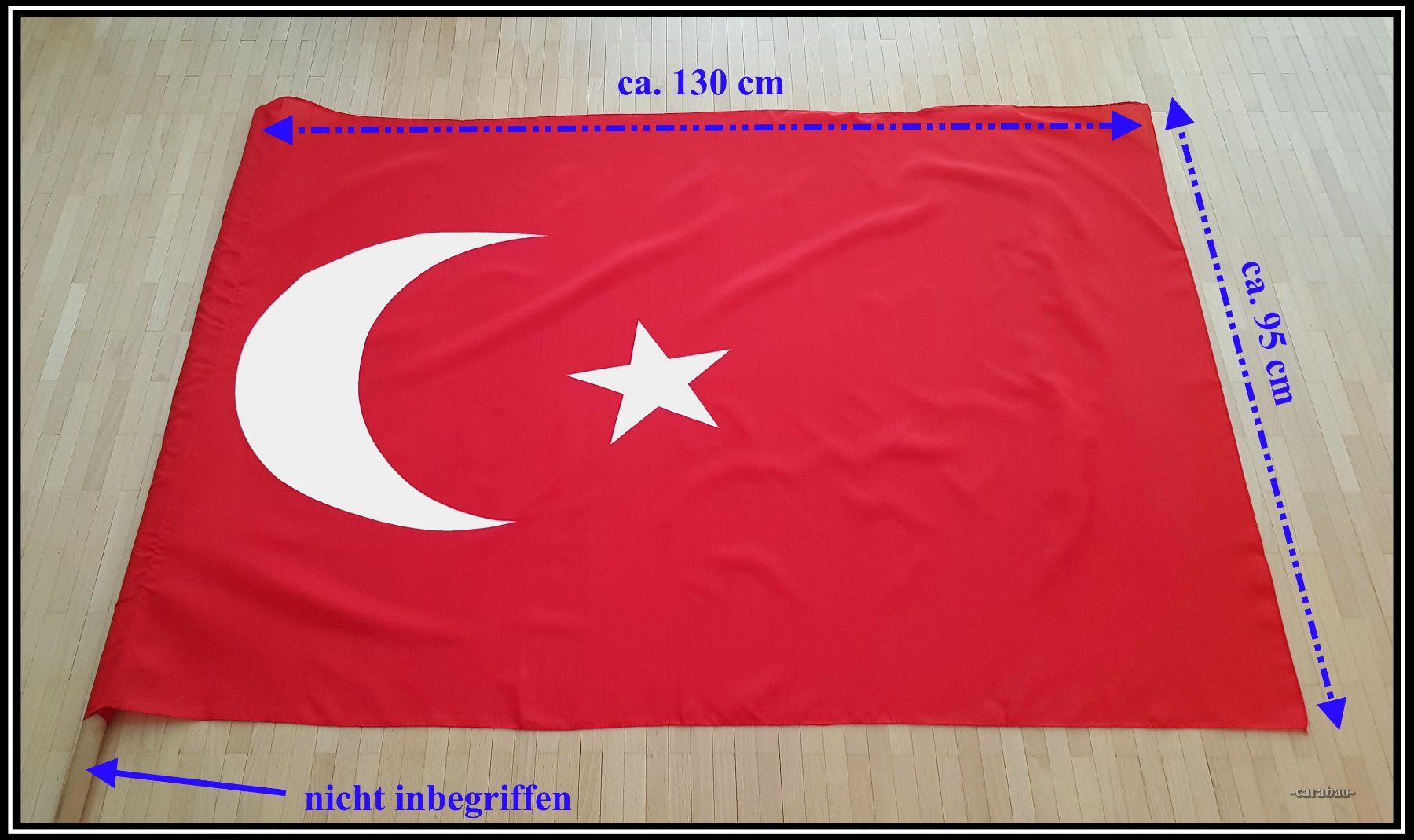 Fahnen: Nationalfahne Türkei – Neu (gemäss Beschreibung) aus Winterthur von -carabao- 1