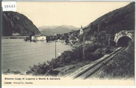 Bissone (Lago di Lugano) e Monte S. Salvatore