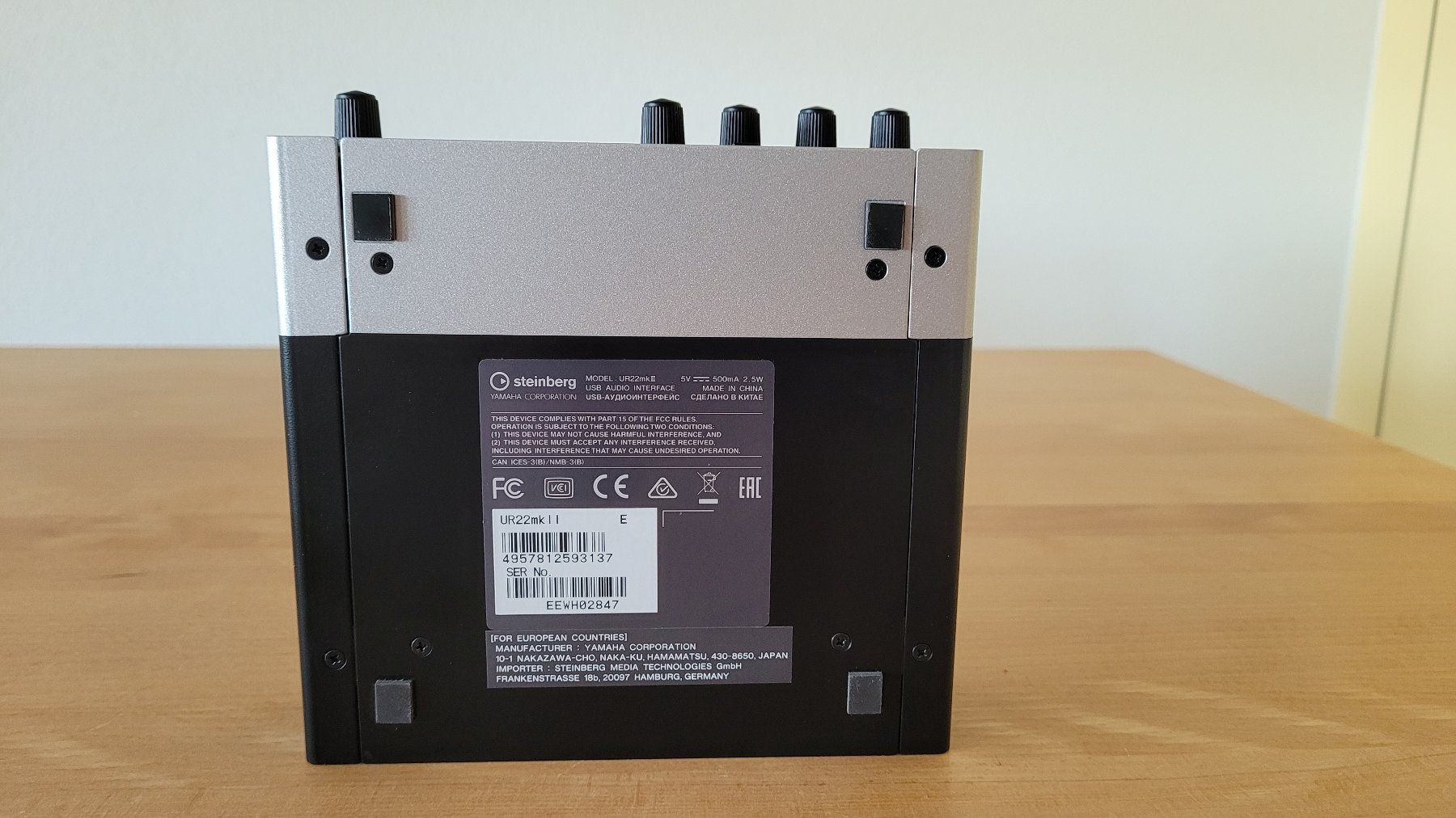 Equipement studio: Steinberg UR22mkII USB Audio Interface – D'occasion à Gutenswil par Trexx 2