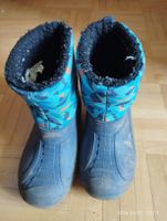 Winterstiefel für Kinder in Grösse 27, blau, warm gefüttert.