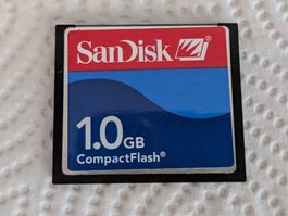 Compact Flash Karte 1GB Sandisk