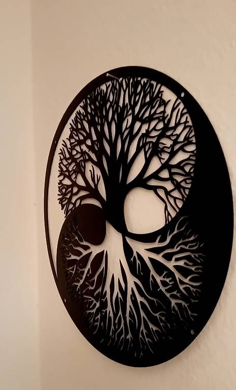 Foto & Immagini: Yin & Yang Baum & Wurzeln Metallbild – Usato da Wallisellen venduto da MarlonH