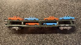 Autotransportwagen Lima DB mit 6 Autos gebraucht