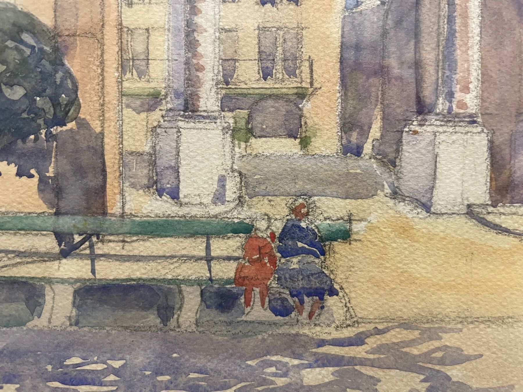 Dipinti: Tour Baudet Genève aquarelle – Usato da Biel/Bienne venduto da Galaq 2