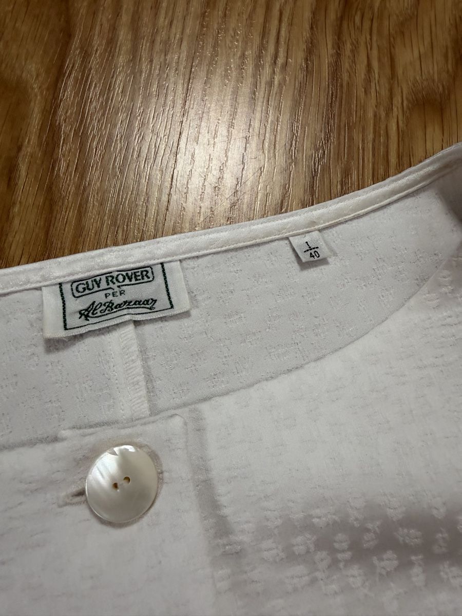 Tops: Vintage White Sleeveless Blouse – Gebraucht aus Knonau von Grapesvintage 7