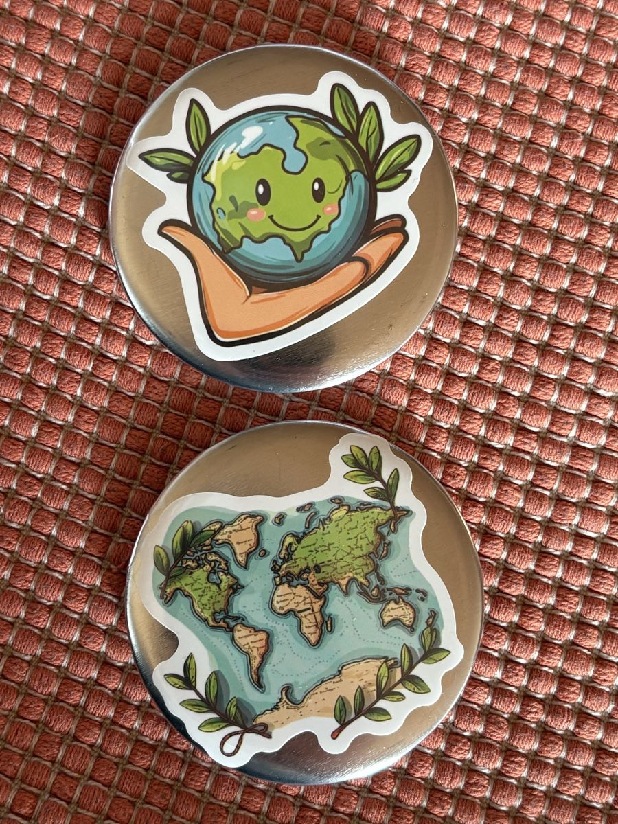 Spille & Fermagli: Frieden Brosche / Peace Button 2er Set – Nuovo (secondo la descrizione) da Rümlang venduto da BoutiqueMonique16