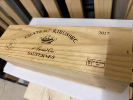 1 CB bouteille Château Rieussec 2017 1er GC classé