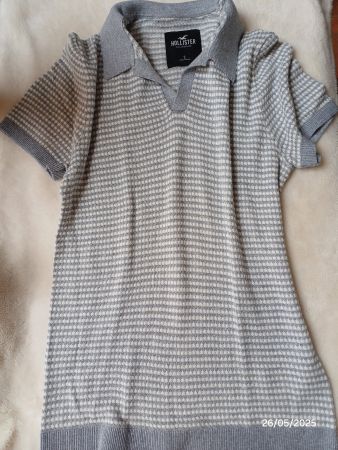 Pullover Kurzarm Strickware - Marke: Hollister - Grösse: S