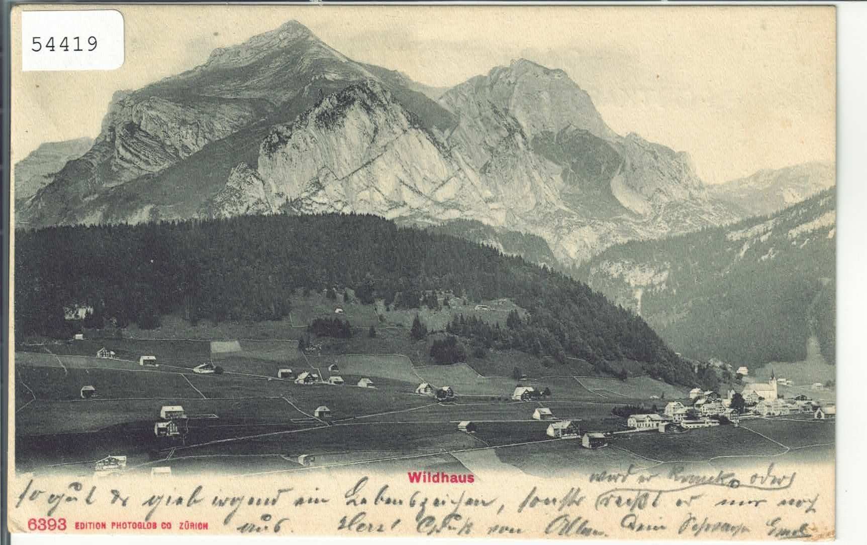 Cartoline postali: Wildhaus - Panorama – Usato da Ettingen venduto da Kartenplanet