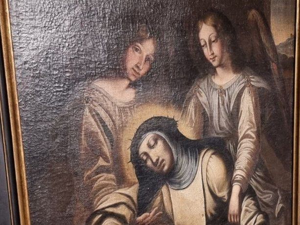 Dipinti: Italienisches antikes religiöses Gemälde – Nuovo (secondo la descrizione) da Zürich venduto da Zuerichparis08 4