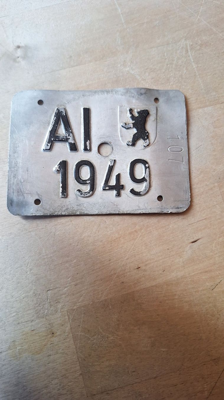 Insegne: Altes Nummern Schild 1949 Appenzell – Usato da Appenzell-Steinegg venduto da lichs