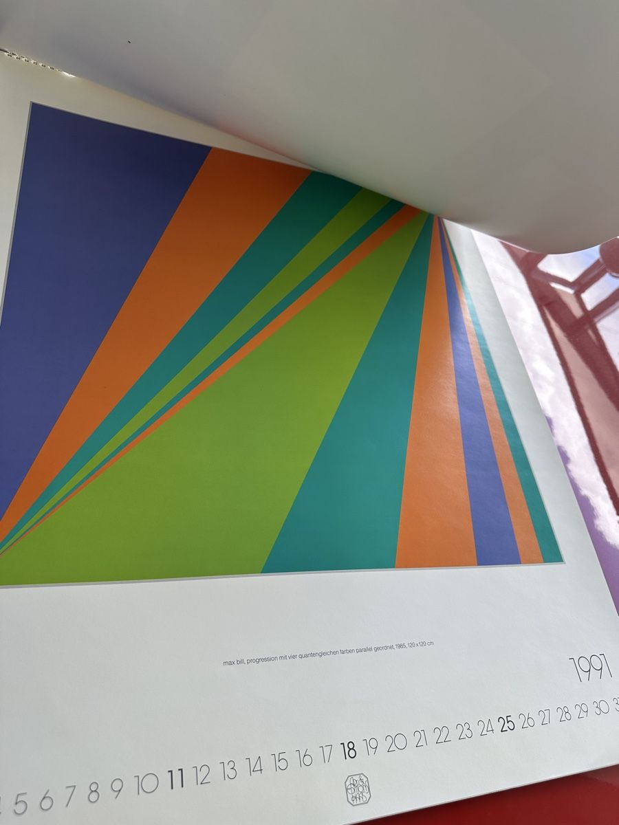 Foto & Immagini: Max Bill Kalender 1991 – Usato da Zürich venduto da frauflufelberg 7