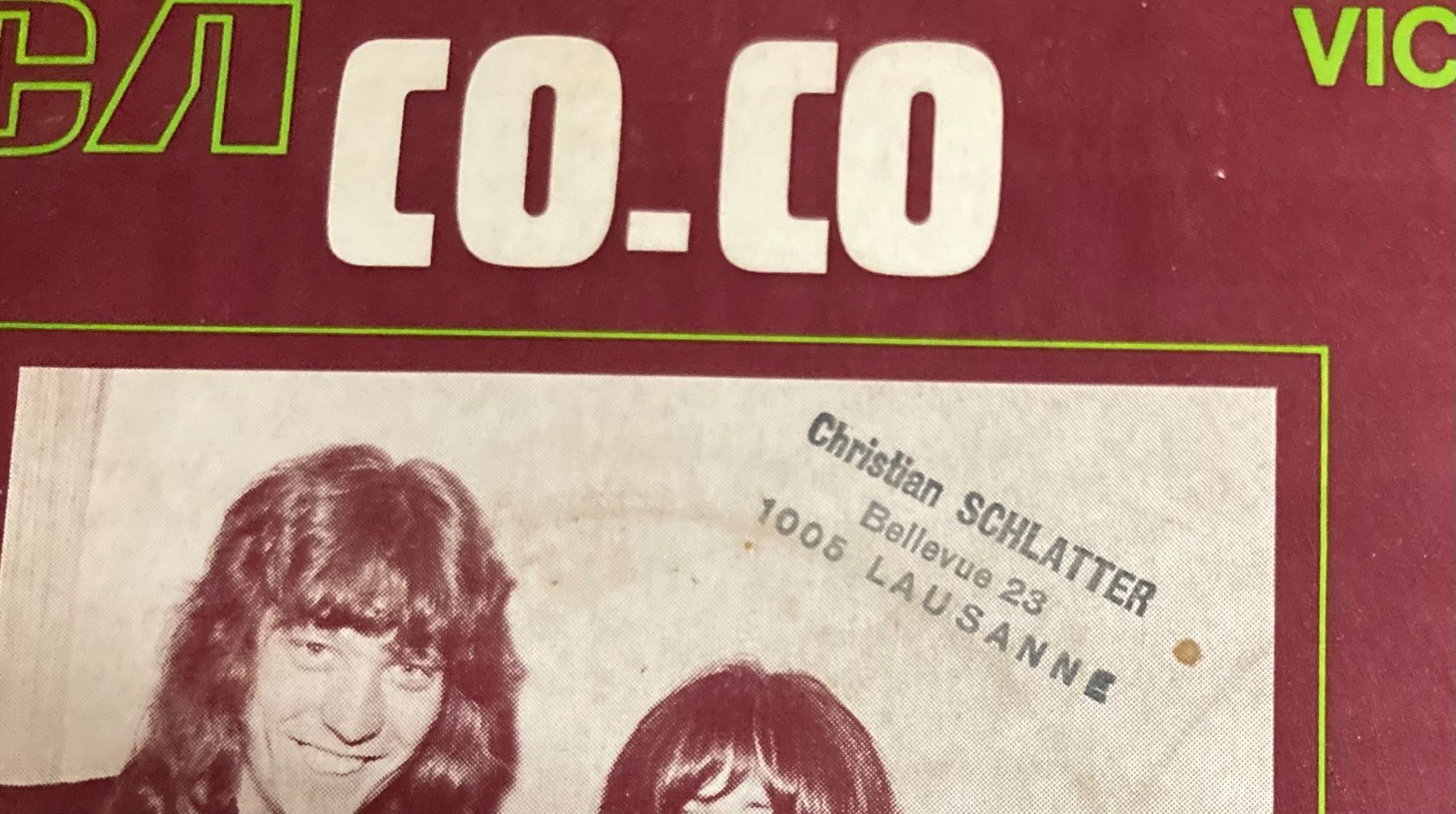 Dischi in vinile: THE SWEET - CO-CO – Usato da Poliez-Pittet venduto da Newtown-Records 3