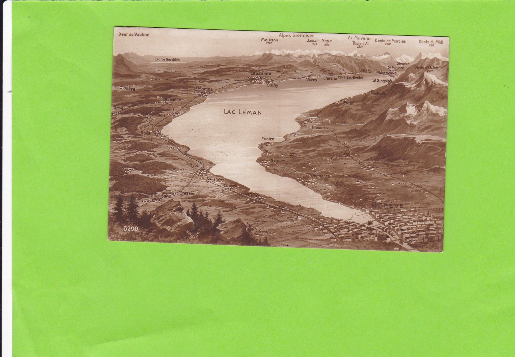 Cartoline postali: Lac Léman – Usato da St. Peterzell venduto da neckertal