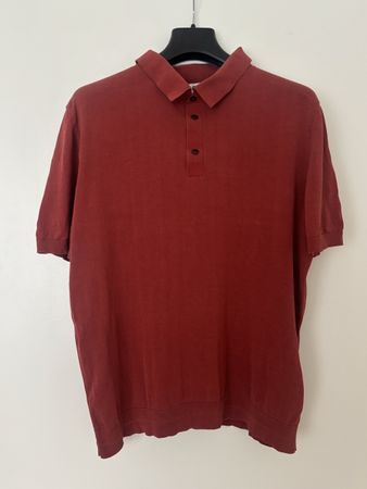 Polo COS slim coton soie (XL)
