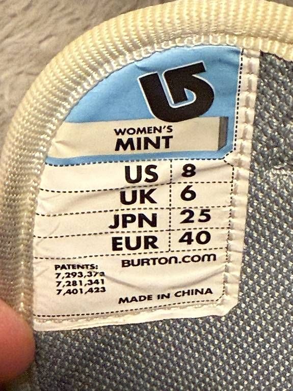 Scarpe da uomo: Scarponi snowboard Burton Mint donna 40 – Usato da Claro venduto da jtss90 3