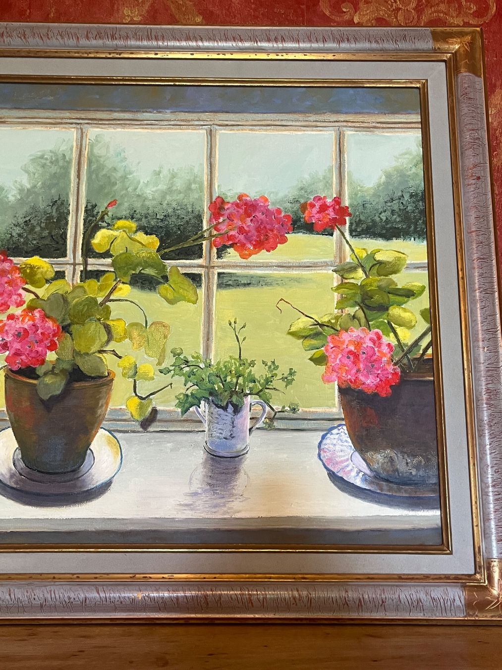 Dipinti: Tableau de fleurs à la fenêtre GINA Karvan – Usato da GENEVE venduto da hehakasapa 6