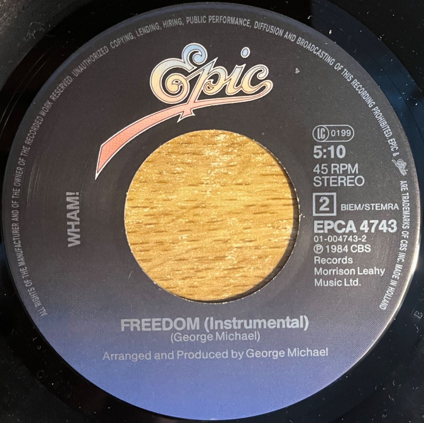 Vinyles: WHAM ! - FREEDOM – D'occasion à Bussigny par vinyl-pas-cher 3