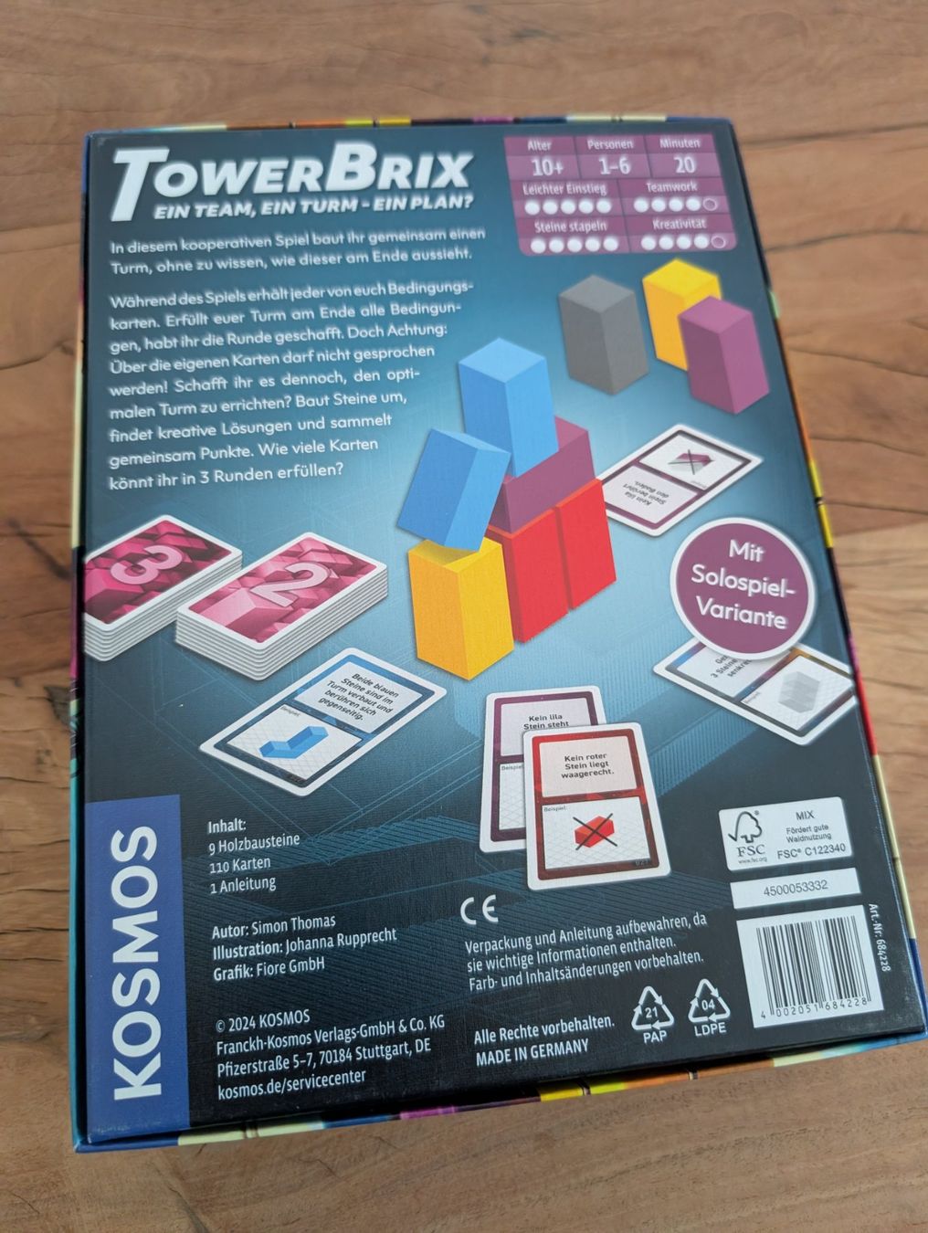Giochi: TowerBrix Spiel – Nuovo (secondo la descrizione) da Hunzenschwil venduto da Baruch 1