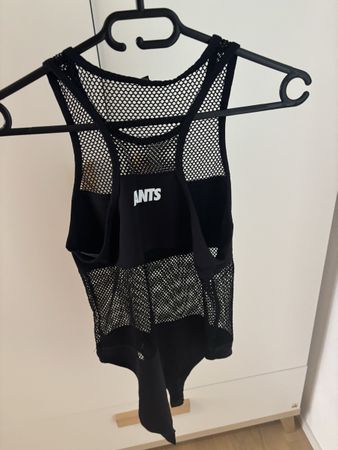 ANTS Mesh-Body / Netz-Top Schwarz – Größe L