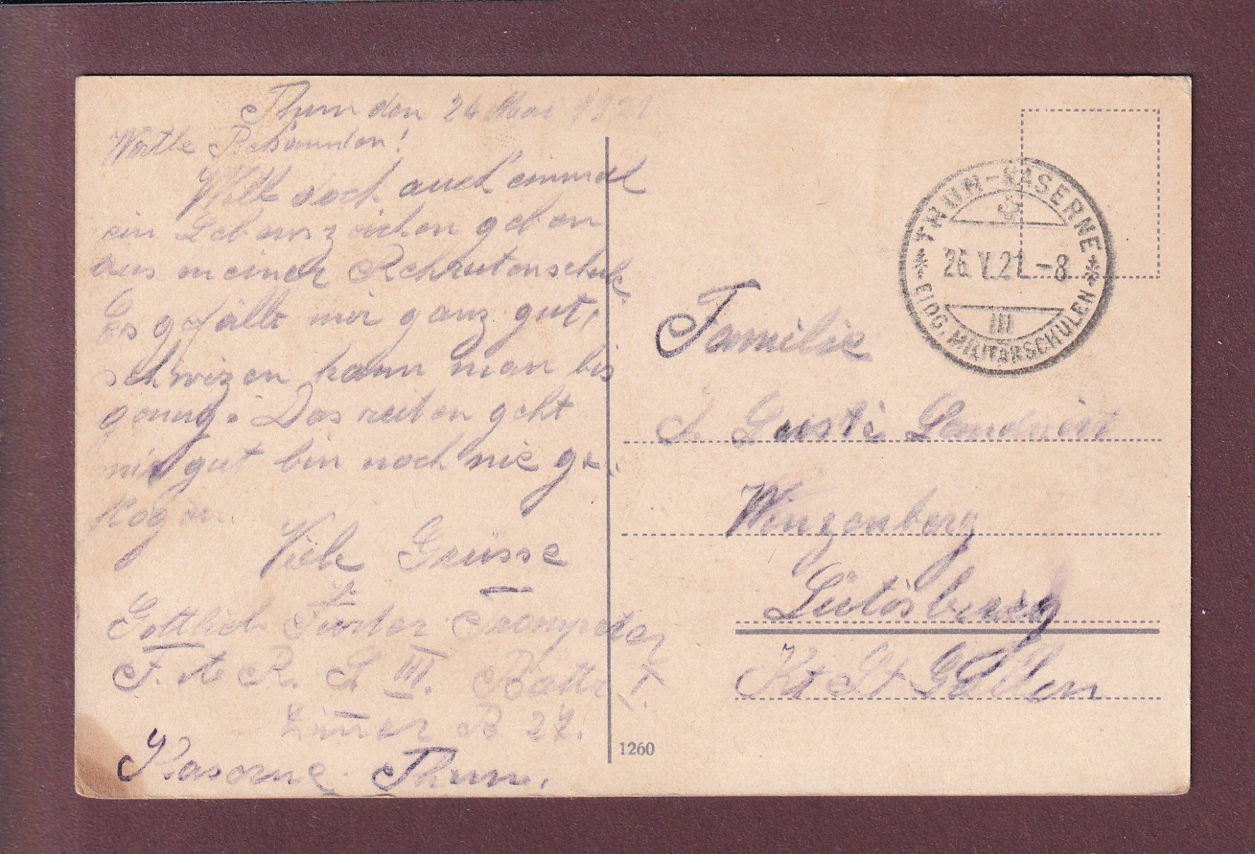 Cartoline postali: THUN - Schiff - 1921 – Usato da Pully venduto da nicecards 1