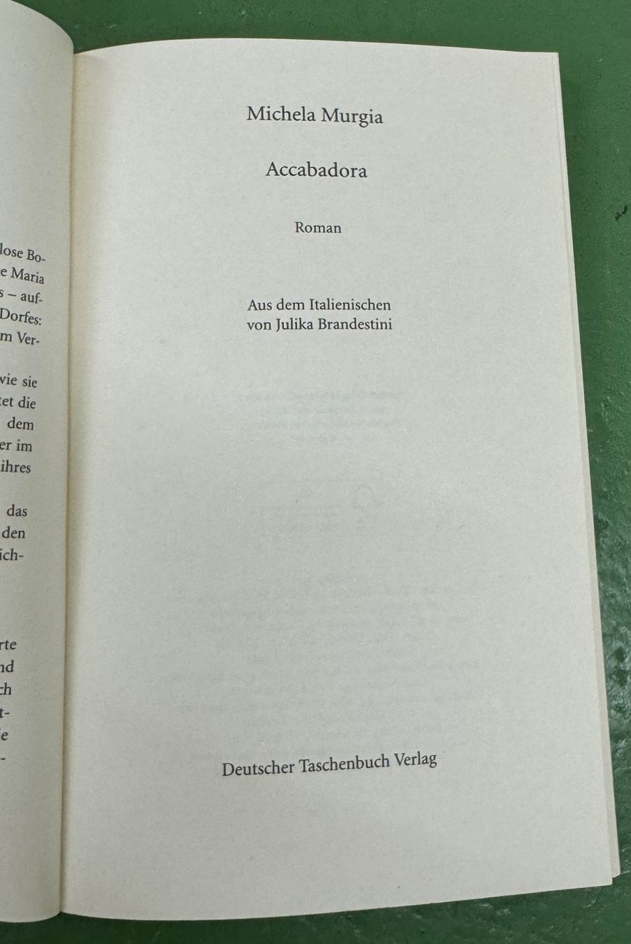 Libri: Michela Murgia: Accabadora – Usato da Basel venduto da Ostschweiz06 2