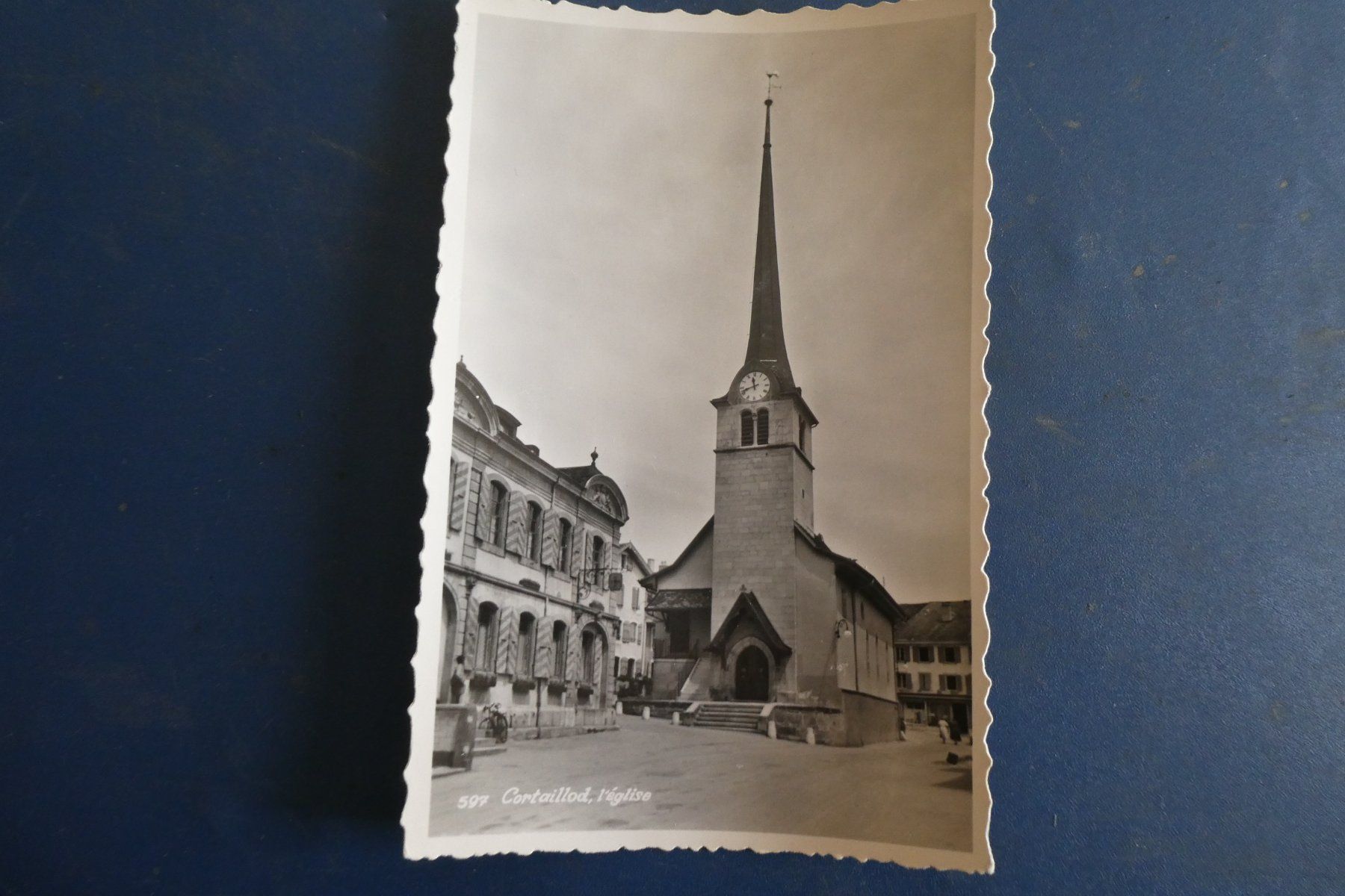 Cartoline postali: Cortaillod  NE église – Usato da Fontaines NE venduto da monloisir