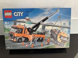 LEGO City 60467 Schwerlast-Abschleppwagen mit Kran (OVP)