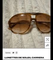 Lunettes de soleil Carrera femme homme aviateur marron