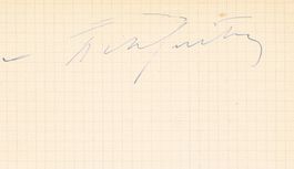 Sacha Guitry 1885-1957 Autogramm signiert Zettel 9x15cm