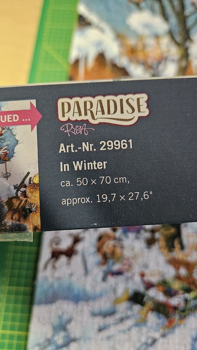 Heye Puzzle: Heye Puzzle 'Paradise In Winter', Michael Ryba – Nuovo (secondo la descrizione) da Teufen AR venduto da patchouli13 1