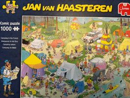 Jumbo Puzzle. Jan van Hasteren  Camping in the Forest 1000