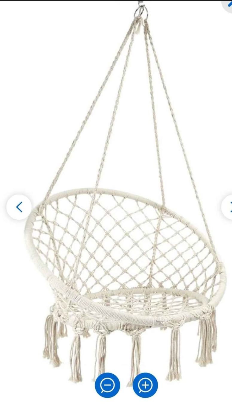 Poltrone pensili da giardino: Fauteuil suspendu avec support – Usato da Corban venduto da Joie-de-vivre 2