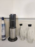 SodaStream Crystal 2.0 Titan inkl. 2 Glaskaraffen & CO2-Zyl.