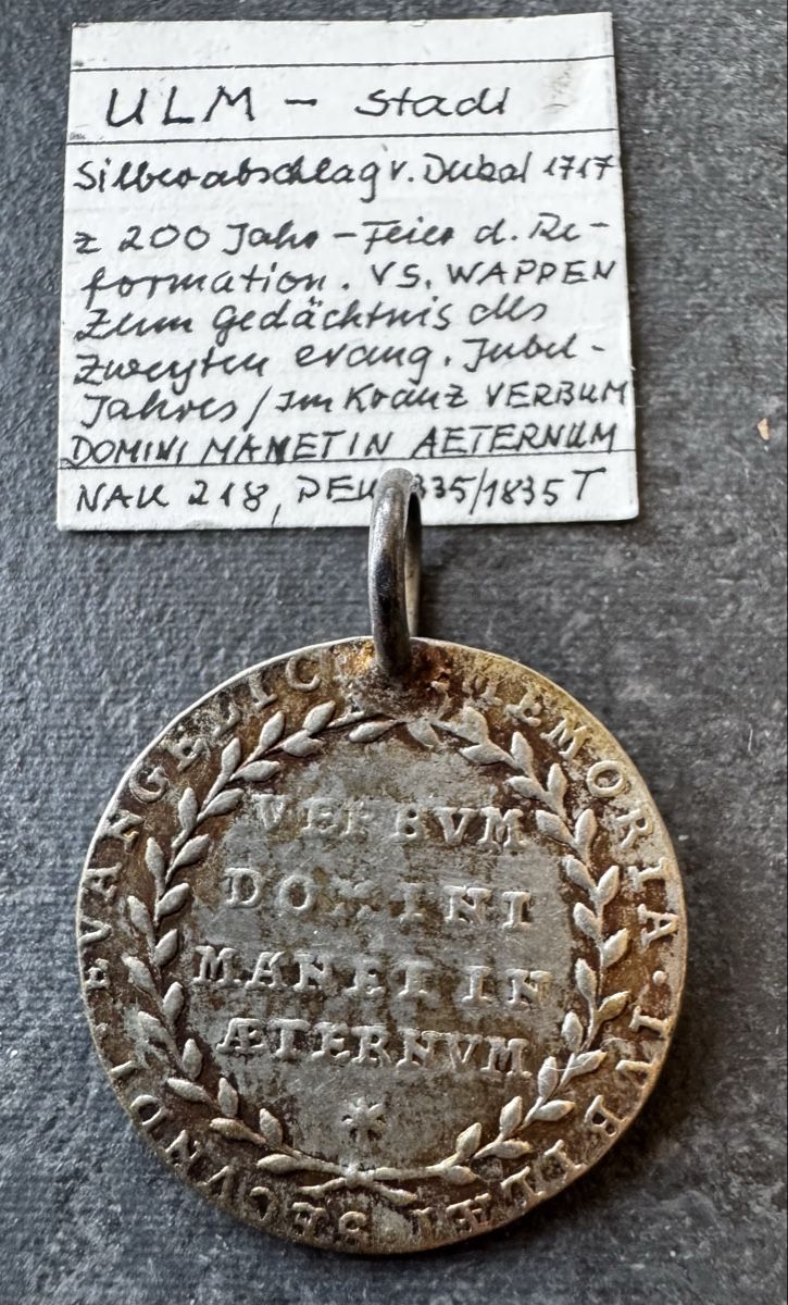 Alle Münzen: Ulm 1717 Silberabschlag vom Dukaten – Gebraucht aus Meilen von coins4sale 2