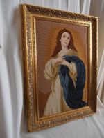 Bild Gobelin 44x61,5cm, gerahmt, MARIA. Unikat. Vintage