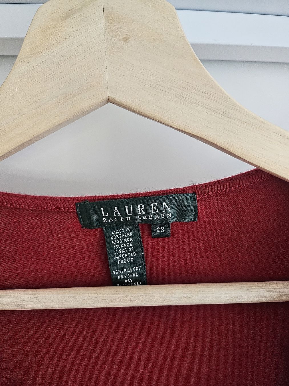 Ralph Lauren Top: Ralph Lauren Wrap Top - Size 2X – Usato da Kilchberg ZH venduto da Thrift_Shop 3