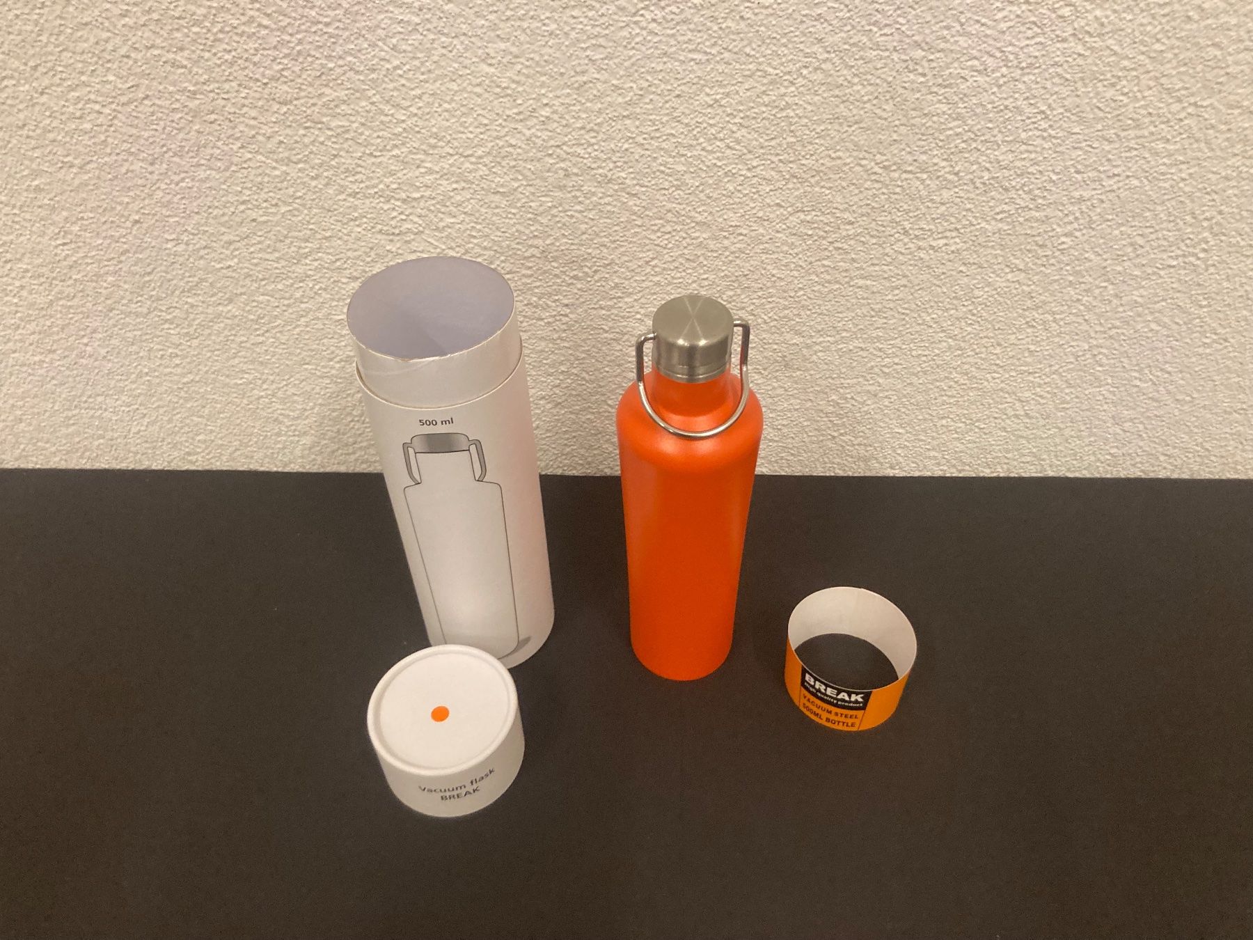 Trinkflaschen & Thermosflaschen: Thermosflasche Break, 500ml, Orange, Neu – Neu und originalverpackt aus Neuenhof von jorogo 1