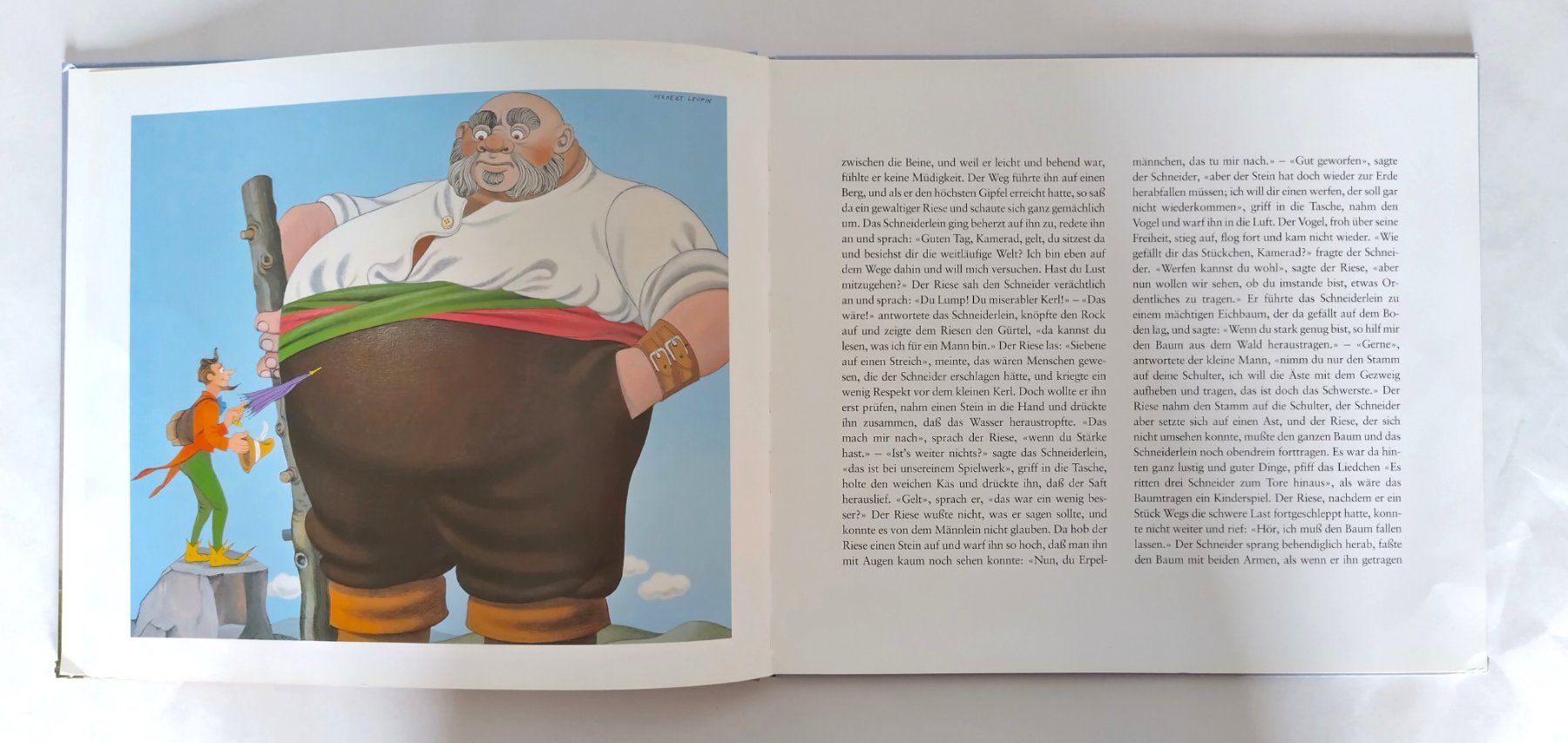 Libri: Herbert Leupin - Das tapfere Schneiderlein / Bilderbuch – Usato da Bellach venduto da JingleJerry 3