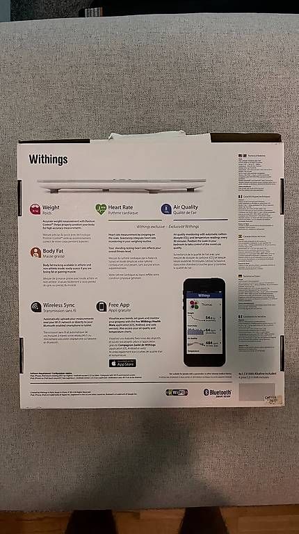 Bilance pesapersone: Withings Smart Body Analyzer – Usato da Winkel venduto da yamanzh 1