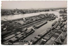 Basel, Rheinhafen, gelaufen 1940